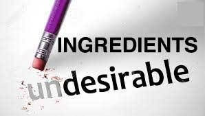 Ingredients Undesirable