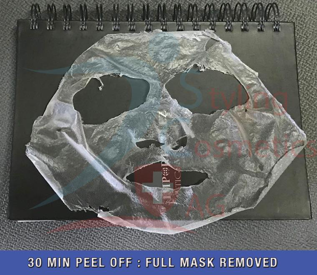 30 min peel off removed mask